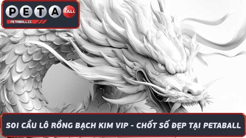 Soi Cầu Lô Rồng Bạch Kim VIP - Chốt Số Đẹp Tại Petaball