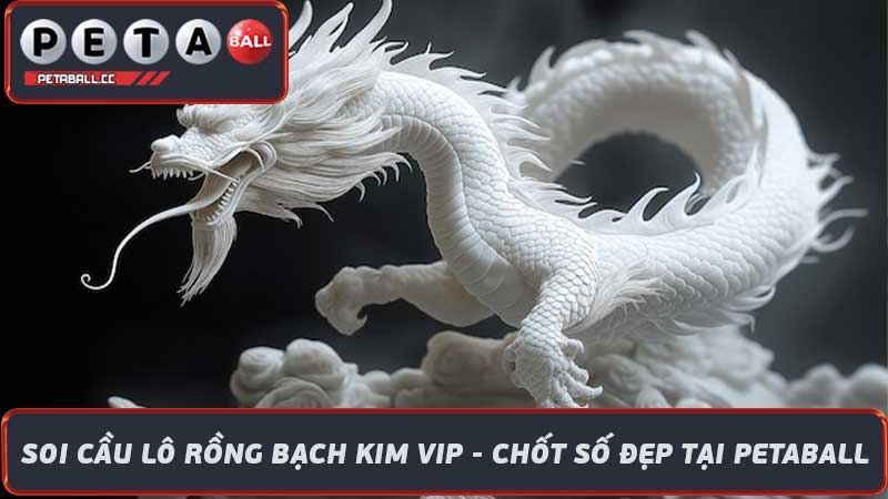 Soi Cầu Lô Rồng Bạch Kim VIP - Chốt Số Đẹp Tại Petaball